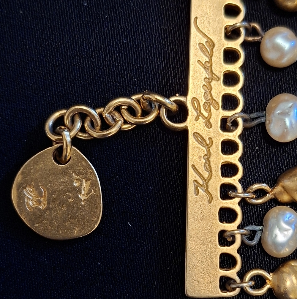 Vintage Karl Lagerfeld Bijoux Couture Bracelet - Picture 2 of 6